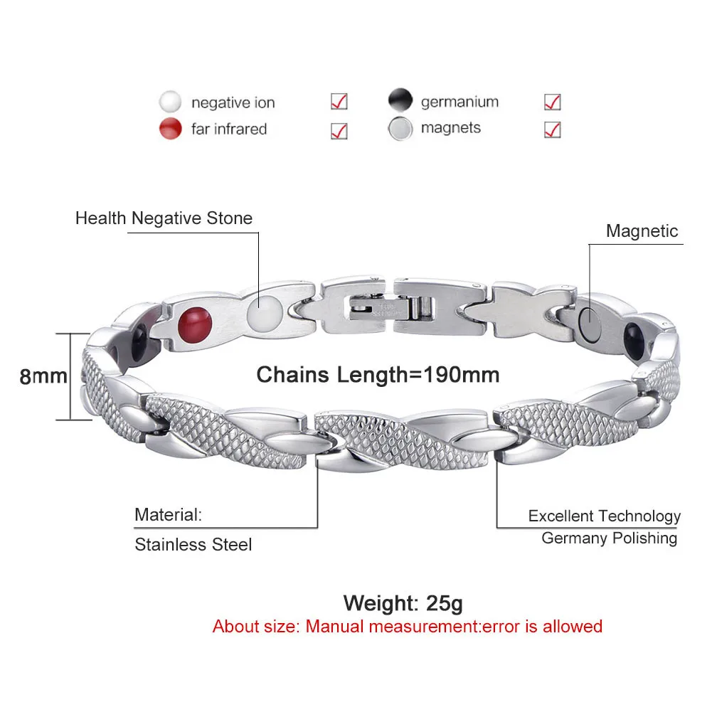Men Women Twisted Bracelet Healthy Magnetic Therapy Arthritis Pain Relief Wristband Health99
Men Women Twisted Bracelet Healthy Magnetic Therapy Arthritis Pain Relief Wristband Health99