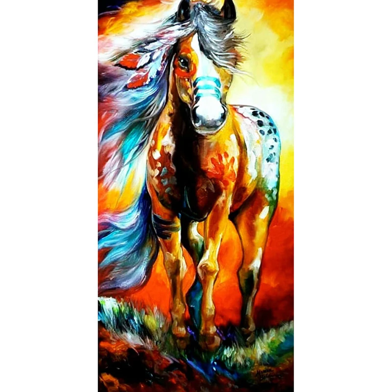 Full square diamond 5D DIY diamond painting Colored horse Diamond embroidery Cross Stitch Rhinestone mosaic home decor HYY
Full square diamond 5D DIY diamond painting Colored horse Diamond embroidery Cross Stitch Rhinestone mosaic home decor HYY