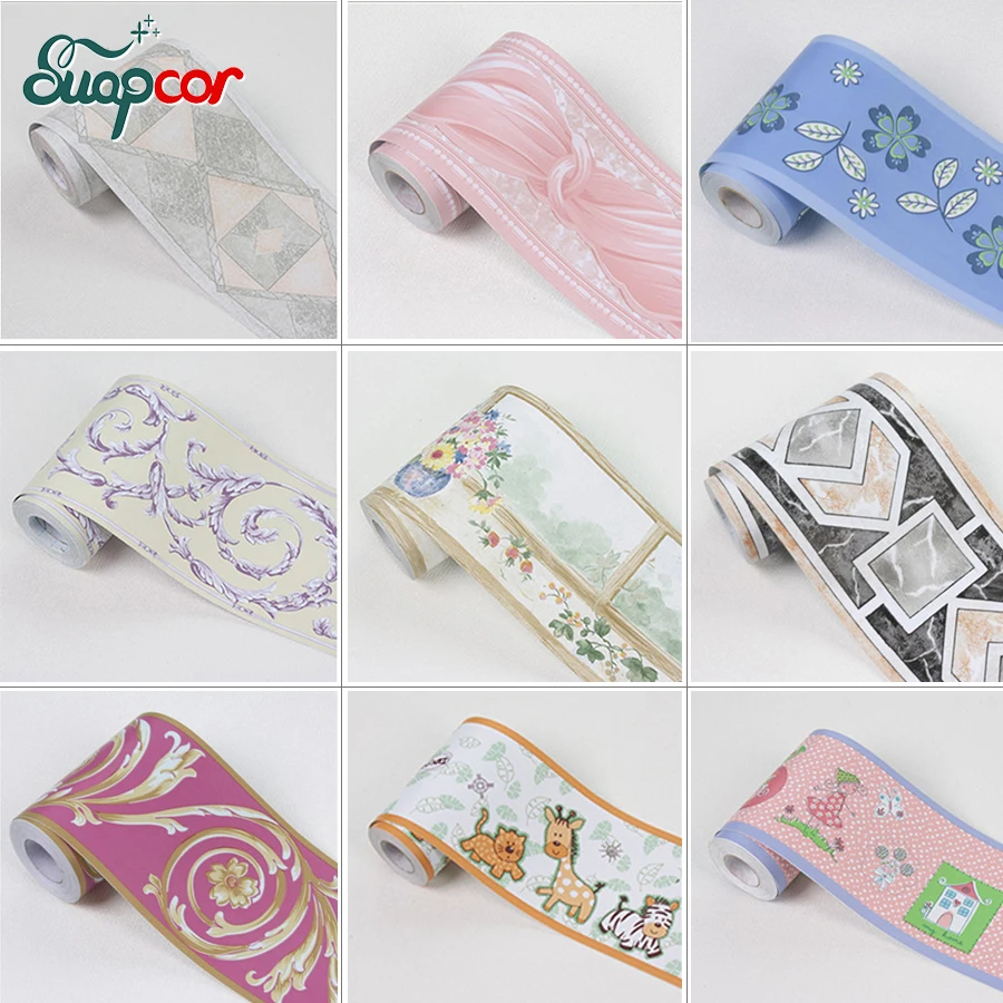 0.1*10m Waterproof Home Decor PVC Stickers Waistline Wall Sticker For Bathroom Kitchen Kids Room Self Adhesive Wallpaper Borders
0.1*10m Waterproof Home Decor PVC Stickers Waistline Wall Sticker For Bathroom Kitchen Kids Room Self Adhesive Wallpaper Borders