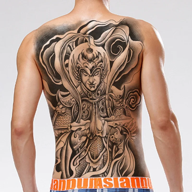 1pc new 48*34cm full back/chest large tattoo stickers 20 designs Chinese Buddha tote temporary flash tattoos body paint cool men
1pc new 48*34cm full back/chest large tattoo stickers 20 designs Chinese Buddha tote temporary flash tattoos body paint cool men