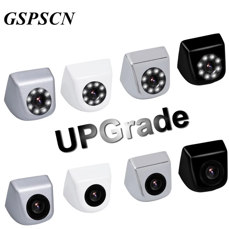 GSPSCN Car Backup Camera Metal HD Reverse Camera Mini Front view / Rear View Cameras 8 LEDs Lights Night Vision Waterproof IP69
GSPSCN Car Backup Camera Metal HD Reverse Camera Mini Front view / Rear View Cameras 8 LEDs Lights Night Vision Waterproof IP69