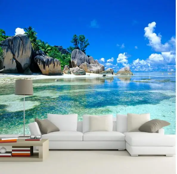 3D photo wallpaper sea landscape wall paper vinyl for TV Background Living Room Wall Decor
3D photo wallpaper sea landscape wall paper vinyl for TV Background Living Room Wall Decor