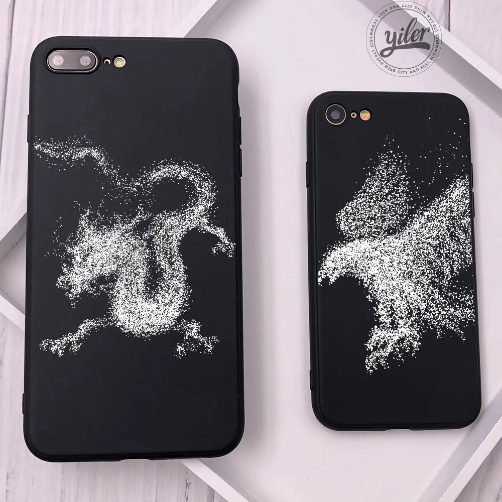 Чехол с песочным рисунком дракона для iPhone 11 13 Pro Max чехол 8 SE 2020 6 6S 7 Plus XR X 12 XS mini