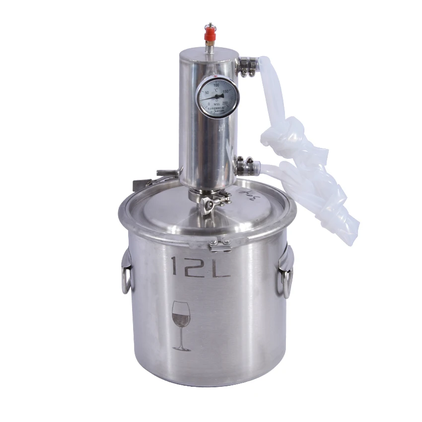 Дистиллятор Moonshine 12L из нержавеющей стали высокий Vol Liqour Maker машина для бренди, водки, виски, ферментационный цилиндр для дома бак для пивовар...
Дистиллятор Moonshine 12L из нержавеющей стали высокий Vol Liqour Maker машина для бренди, водки, виски, ферментационный цилиндр для дома бак для пивовар...