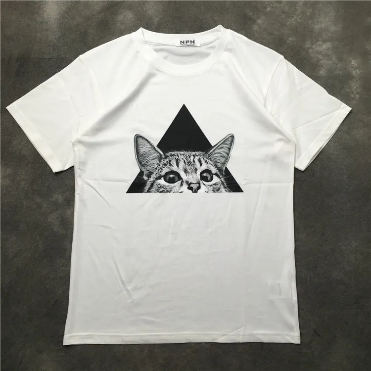 New High 2019 Punk Men Fashion T Shirts Vintage Cat T-Shirt Hip Hop Skateboard Street Cotton T-Shirts Tee Top #G44
New High 2019 Punk Men Fashion T Shirts Vintage Cat T-Shirt Hip Hop Skateboard Street Cotton T-Shirts Tee Top #G44