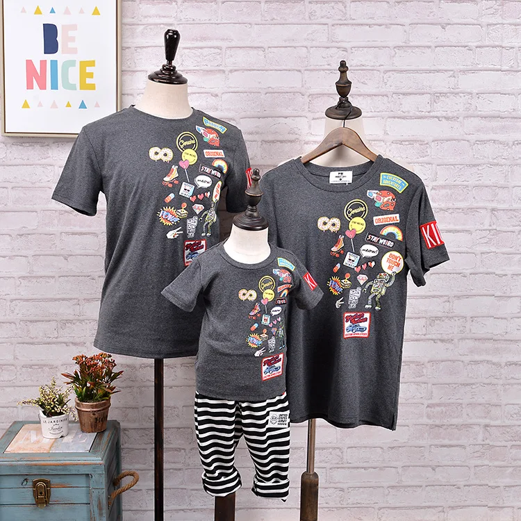 Family Matching Clothes Father Mother Daughter Son Mommy And Me Embroidery T-Shirts Couple Look Women Summer Wear Outfit Set
Family Matching Clothes Father Mother Daughter Son Mommy And Me Embroidery T-Shirts Couple Look Women Summer Wear Outfit Set