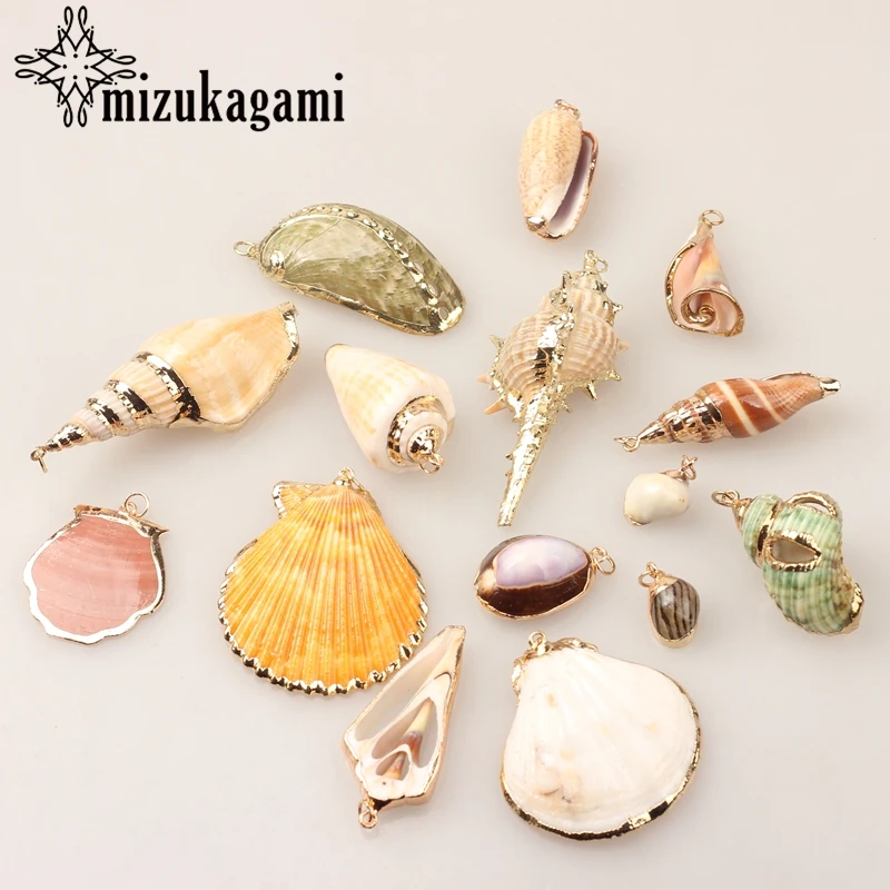 Marine Sea Natural Shell Conch Charms Pendant 10pcs/lot For DIY Fashion Bohemia Jewelry Making Accessories
Marine Sea Natural Shell Conch Charms Pendant 10pcs/lot For DIY Fashion Bohemia Jewelry Making Accessories