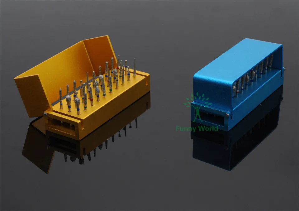 New Dental 30pcs Diamond Polishing FG1.6mm Burs And 1 Disinfection Burs Holder Block Holes
New Dental 30pcs Diamond Polishing FG1.6mm Burs And 1 Disinfection Burs Holder Block Holes