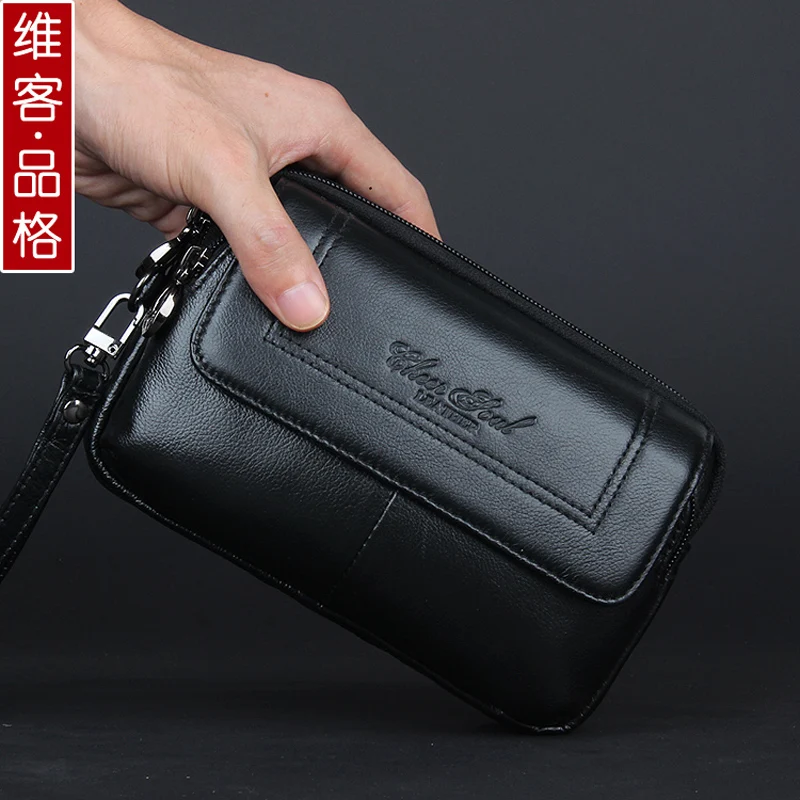 Genuine Leather Waist Bag Men Clutch Bags Casual Phone Pouch Male Day Clutches Leather Men's Handbags Wallet Bags
Genuine Leather Waist Bag Men Clutch Bags Casual Phone Pouch Male Day Clutches Leather Men's Handbags Wallet Bags
