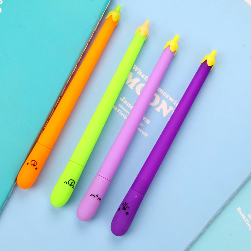 1pc 0.5mm black refill Cute eggplant gel Ink Pen Maker Pen School Office Supply kawaii Pen
1pc 0.5mm black refill Cute eggplant gel Ink Pen Maker Pen School Office Supply kawaii Pen