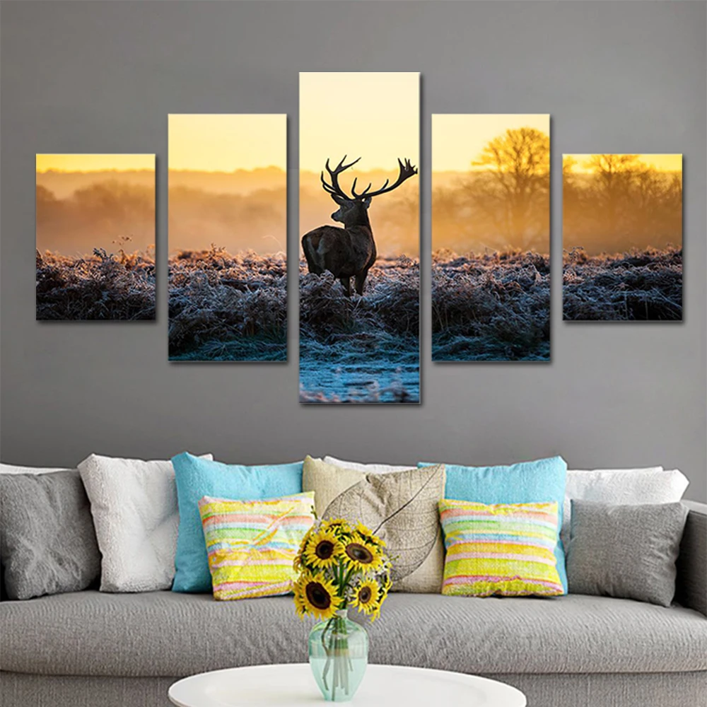 Canvas Art Paintings Sunset Deer Canvas Mural Living Room Decoration Picture Wall Art Animal Posters And Prints
Canvas Art Paintings Sunset Deer Canvas Mural Living Room Decoration Picture Wall Art Animal Posters And Prints