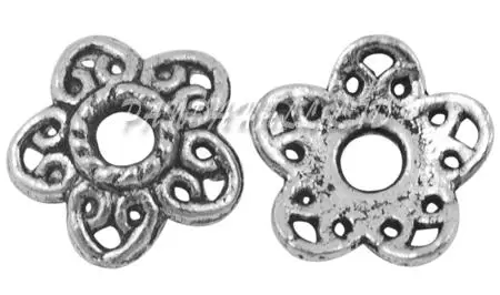 Tibetan Silver Bead Caps, Lead Free & Nickel Free & Cadmium Free, Flower, Antique Silver Color, about 12mm long, 11.5mm wide
Tibetan Silver Bead Caps, Lead Free & Nickel Free & Cadmium Free, Flower, Antique Silver Color, about 12mm long, 11.5mm wide