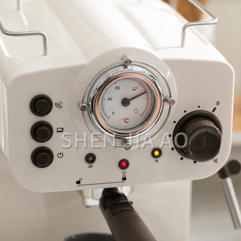 15Bar semi-automatic espresso coffee maker small Steam Type Milk Foam office home Italian coffee machine/simple operation 1000W
15Bar semi-automatic espresso coffee maker small Steam Type Milk Foam office home Italian coffee machine/simple operation 1000W