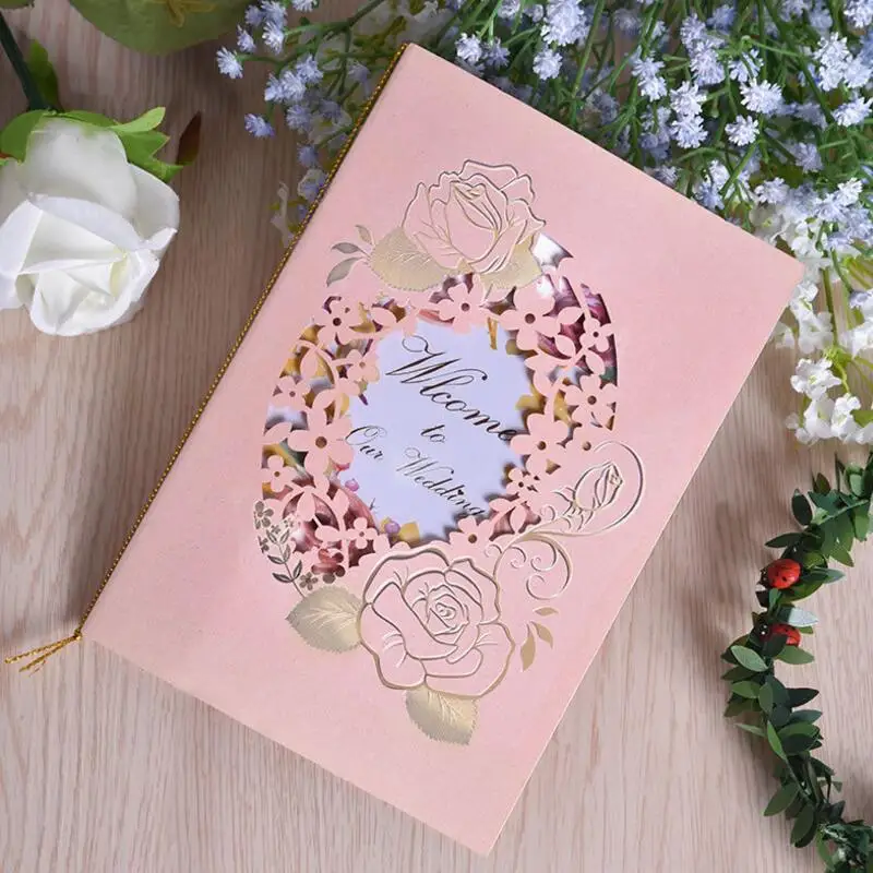 30pcs/lot Bronzing Openwork Pink Paper Card High-end Personalized Party Invitationbirthday Wedding Engagement Invitations
30pcs/lot Bronzing Openwork Pink Paper Card High-end Personalized Party Invitationbirthday Wedding Engagement Invitations
