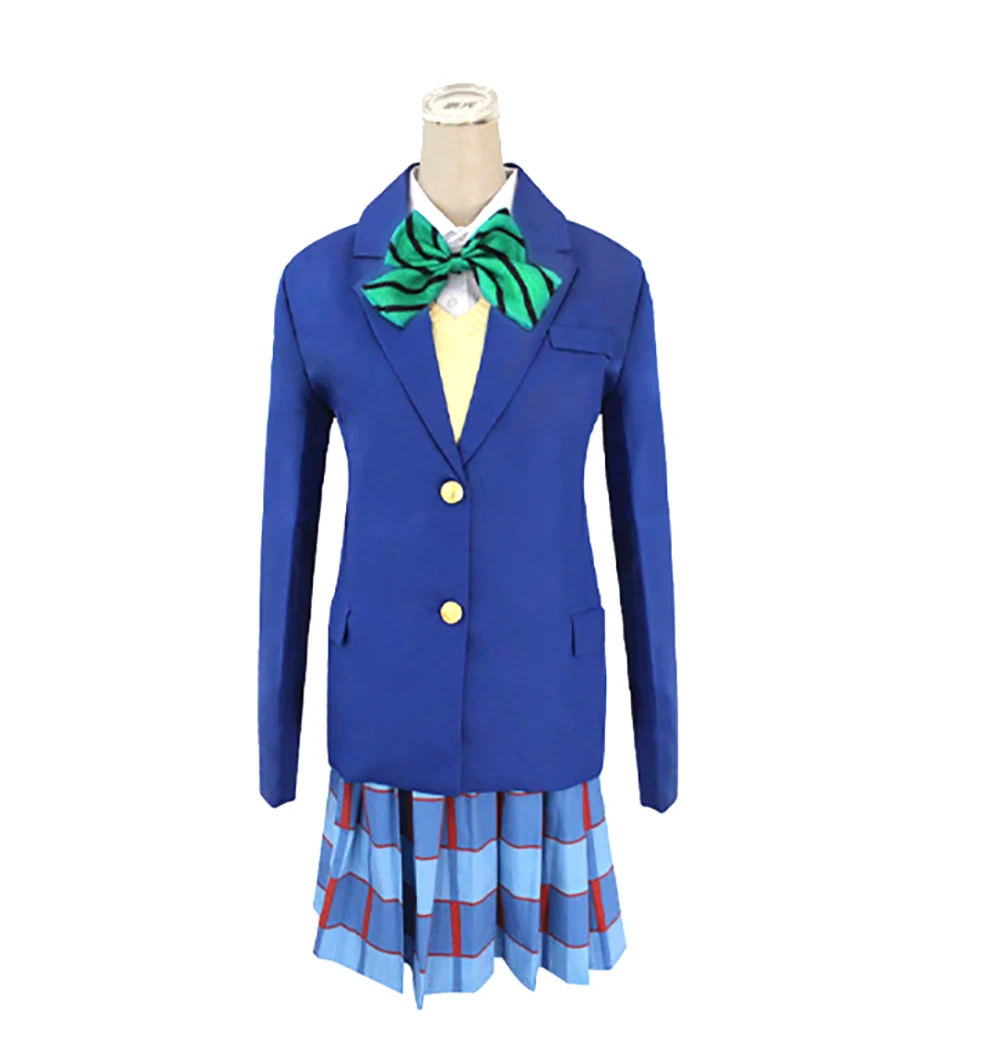 Brdwn LoveLive! Женская школьная форма для косплея, топ, юбка, галстук-бабочка, жилет и рубашка
Brdwn LoveLive! Женская школьная форма для косплея, топ, юбка, галстук-бабочка, жилет и рубашка