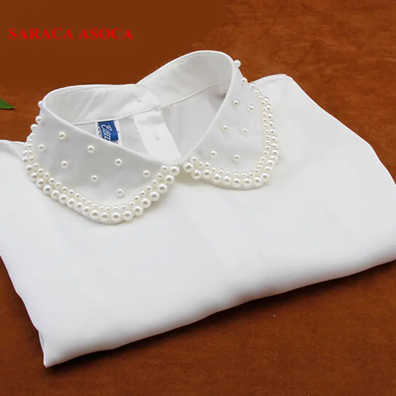 Fashion White False Collar Blouse Detachable Collars Women Clothes Pearl Accessories A013
Fashion White False Collar Blouse Detachable Collars Women Clothes Pearl Accessories A013