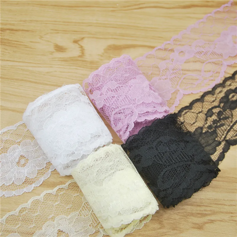 55mm Polyester Lace Trim Fabric Sewing Accessories Cloth Wedding Dress Decoration Ribbon Craft Supplies Multi Color 50yards L633
55mm Polyester Lace Trim Fabric Sewing Accessories Cloth Wedding Dress Decoration Ribbon Craft Supplies Multi Color 50yards L633