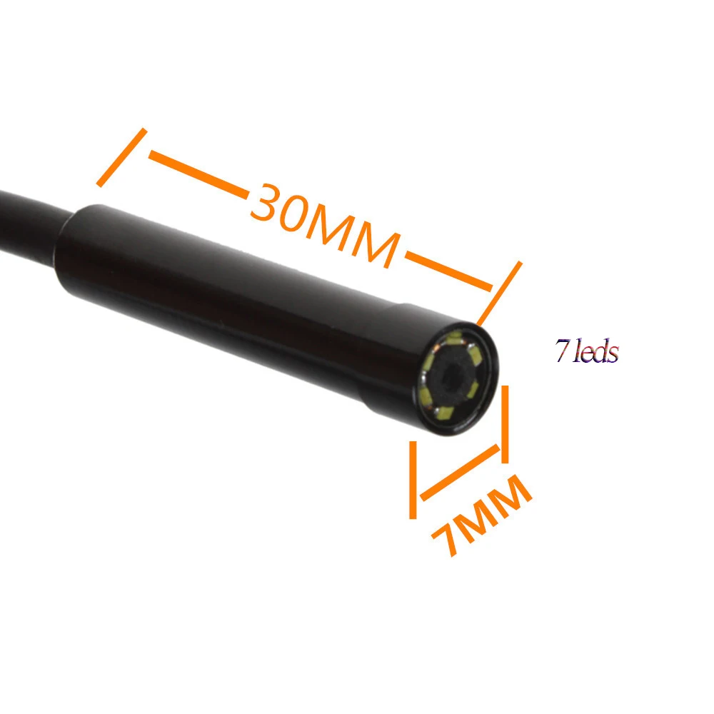 1/2/3/5M 7mm Lens USB Endoscope Camera Waterproof Wire Snake Tube Inspection Borescope For OTG Compatible Android Phones
1/2/3/5M 7mm Lens USB Endoscope Camera Waterproof Wire Snake Tube Inspection Borescope For OTG Compatible Android Phones