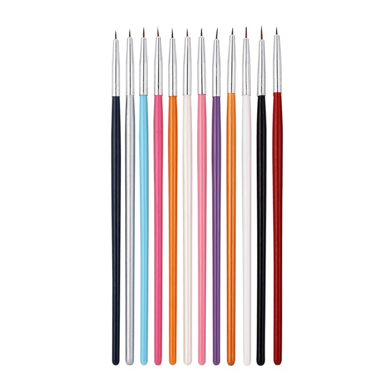 12Pcs/Lot Nail Art Brush Design Brushes Pen Fine Details Liner Tips Drawing Paint Set Tool
12Pcs/Lot Nail Art Brush Design Brushes Pen Fine Details Liner Tips Drawing Paint Set Tool