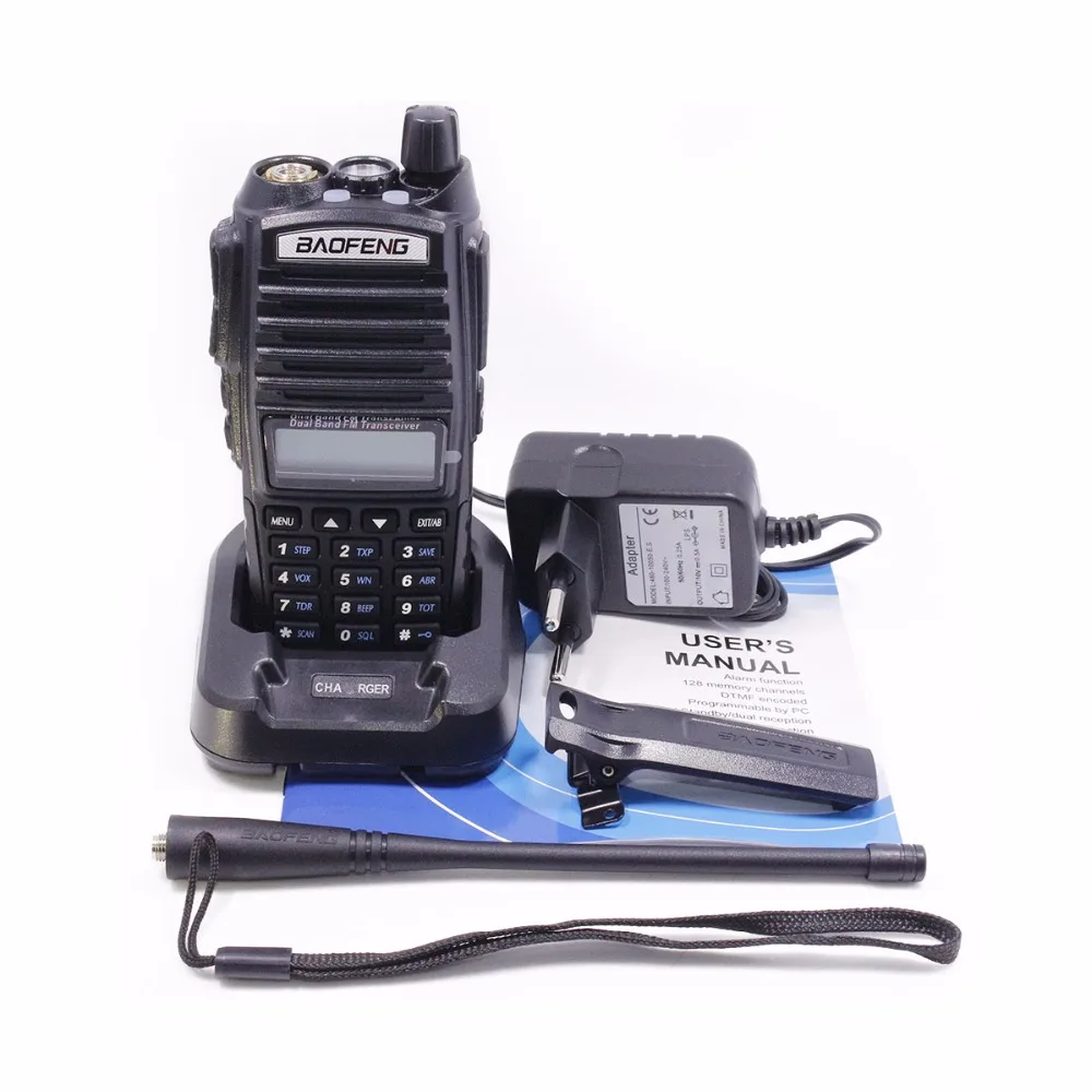 Baofeng UV-82 Portable Walkie Talkie UV82 5W VHF/UHF Dual Band Pofung UV 82 CB Ham Amateur Two Way Radio Outdoor Transceiver
Baofeng UV-82 Portable Walkie Talkie UV82 5W VHF/UHF Dual Band Pofung UV 82 CB Ham Amateur Two Way Radio Outdoor Transceiver