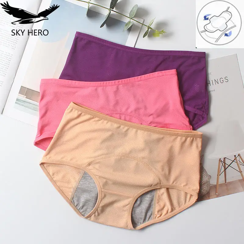 3pcs/lot Leak Proof Menstrual Panties Physiological Pants Women Underwear Period Cotton Waterproof Seamless Briefs Female
3pcs/lot Leak Proof Menstrual Panties Physiological Pants Women Underwear Period Cotton Waterproof Seamless Briefs Female