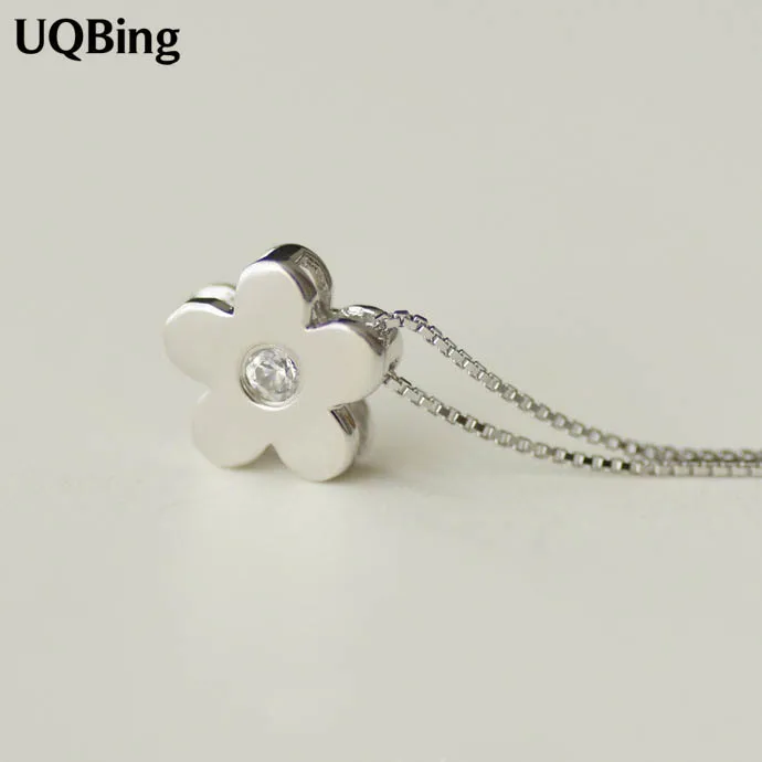 925 Sterling Silver Necklaces Pure Sterling Silver Flower Pendant Necklace Jewelry Collar Colar de Plata
925 Sterling Silver Necklaces Pure Sterling Silver Flower Pendant Necklace Jewelry Collar Colar de Plata