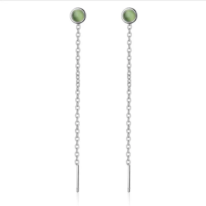 LUKENI Top Quality Silver 925 Drop Earrings For Women Jewelry New Fashion Crystal Green Round Girl Party Accessories Lady Gift
LUKENI Top Quality Silver 925 Drop Earrings For Women Jewelry New Fashion Crystal Green Round Girl Party Accessories Lady Gift
