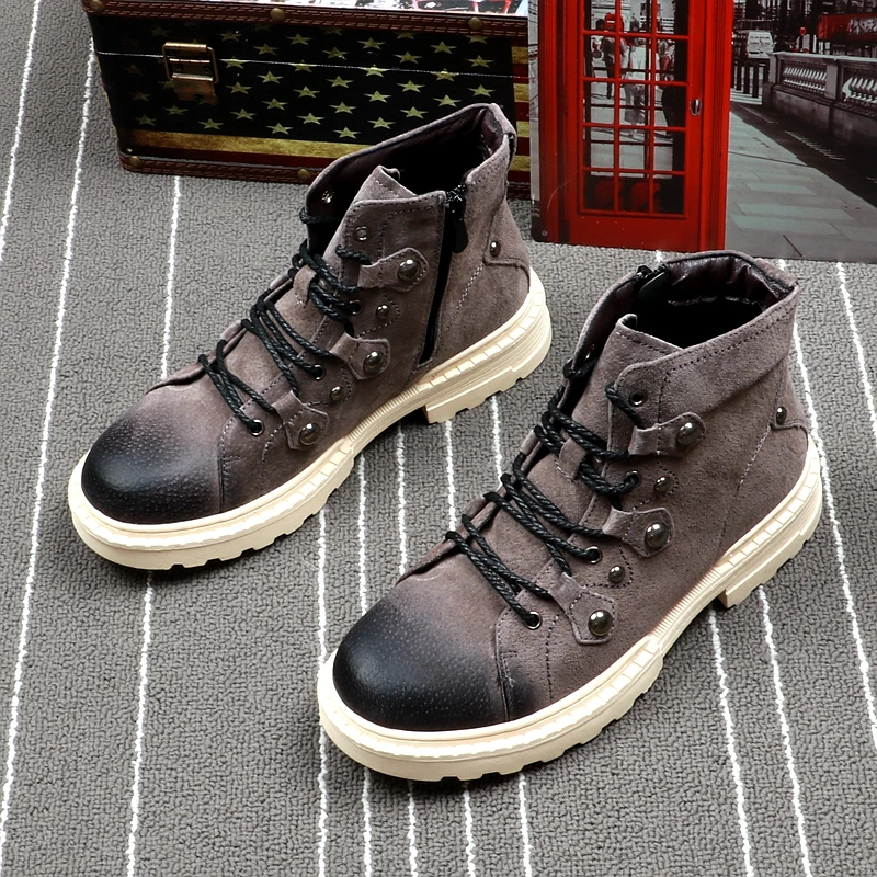 CuddlyIIPanda Men Fashion Ankle Boots Spring Autumn High Quality Ankle Boots Botas Hombre High Top Casual Shoes Platform Shoes
CuddlyIIPanda Men Fashion Ankle Boots Spring Autumn High Quality Ankle Boots Botas Hombre High Top Casual Shoes Platform Shoes