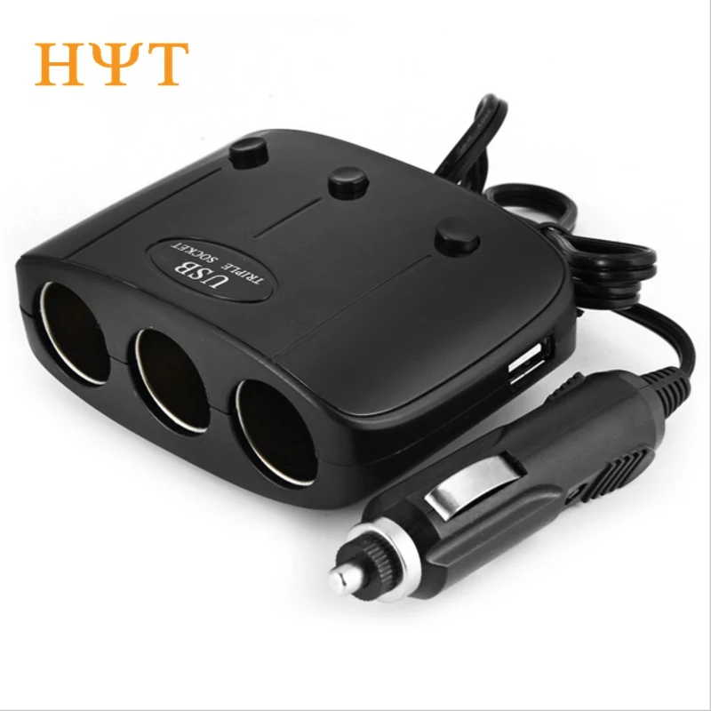 BO4 3 Ways Car Auto Cigarette Lighter Sockets Splitter Power Adapter Dual USB Charger For Iphone Samsung HTC Xiaomi Mobile Phone
BO4 3 Ways Car Auto Cigarette Lighter Sockets Splitter Power Adapter Dual USB Charger For Iphone Samsung HTC Xiaomi Mobile Phone