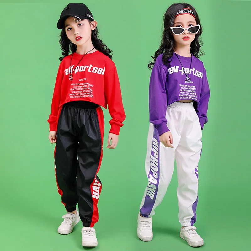 Kids Hip Hop Clothing Casual Sweatshirt Tops Pants for Girls Jazz Dance Costume Ballroom Street Dance Performance Clothes
Kids Hip Hop Clothing Casual Sweatshirt Tops Pants for Girls Jazz Dance Costume Ballroom Street Dance Performance Clothes