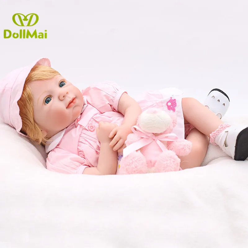 Bebes reborn 22inch 55cm silicone reborn baby girl dolls toys for children gift lifelike bebe gift rebon
Bebes reborn 22inch 55cm silicone reborn baby girl dolls toys for children gift lifelike bebe gift rebon