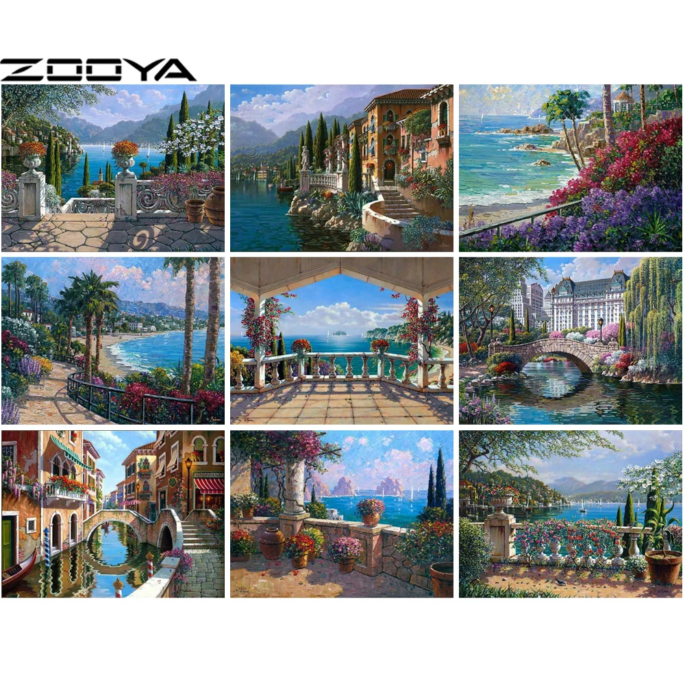 ZOOYA 5d Diamond Painting Landscape Diamond Embroidery Combination Seaside Garden Colored Flowersfull Round Drill Mosaic Sale
ZOOYA 5d Diamond Painting Landscape Diamond Embroidery Combination Seaside Garden Colored Flowersfull Round Drill Mosaic Sale