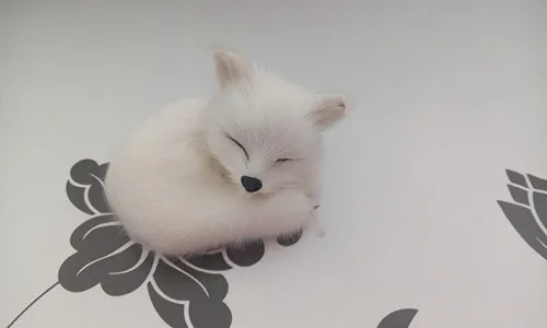 mini simulation fox toy polyethylene & furs handicraft sleeping white fox doll about 9x5cm 017
mini simulation fox toy polyethylene & furs handicraft sleeping white fox doll about 9x5cm 017