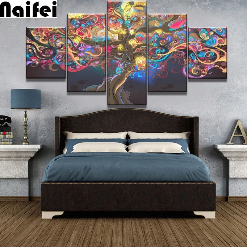 Tree of Life Abstract diamond painting set,Colored Leaves diamond embroidered 5 Piece Home Decor Framed Abstract tree
Tree of Life Abstract diamond painting set,Colored Leaves diamond embroidered 5 Piece Home Decor Framed Abstract tree
