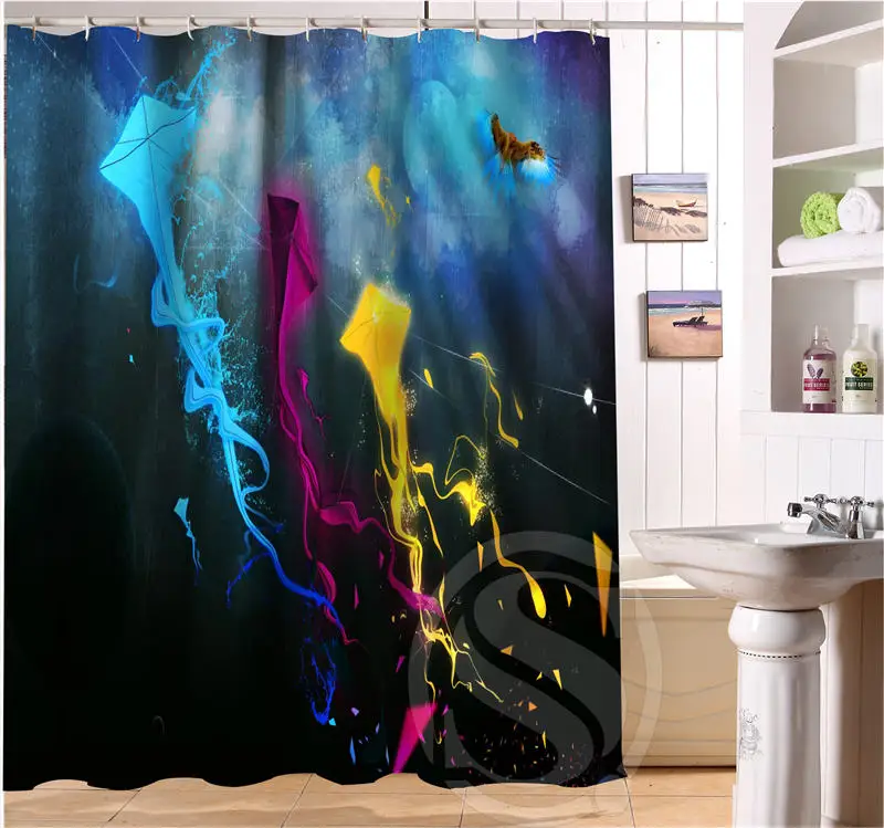 Colored fluorescent color decorative pattern Custom Shower Curtain Bath Curtain Waterproof Eco-Friendly shower curtain ring
Colored fluorescent color decorative pattern Custom Shower Curtain Bath Curtain Waterproof Eco-Friendly shower curtain ring