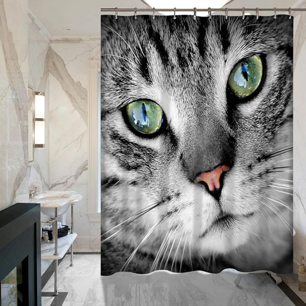 Lovely Cat Retro Cartoon Custom Shower Curtain Cats Curtain RU Waterproof Polyester Fabric Printing Bathroom Accessory Supplies
Lovely Cat Retro Cartoon Custom Shower Curtain Cats Curtain RU Waterproof Polyester Fabric Printing Bathroom Accessory Supplies