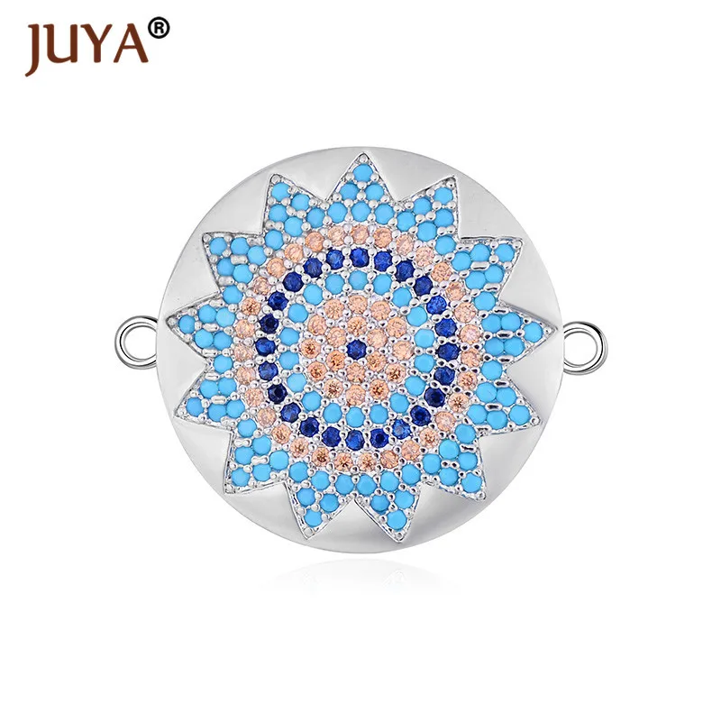 Hand Made DIY Jewelry Accessories Round Pendant 2 loops AAA Multicolor Zircon Flower Rhinestone Connectors For Jewelry Making
Hand Made DIY Jewelry Accessories Round Pendant 2 loops AAA Multicolor Zircon Flower Rhinestone Connectors For Jewelry Making