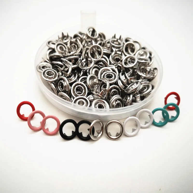 MINI 8.2mm Prong Snap Buckle Button Studs-Fasteners Buttons-Press Metal Baby Sliver 100set for Sew
MINI 8.2mm Prong Snap Buckle Button Studs-Fasteners Buttons-Press Metal Baby Sliver 100set for Sew