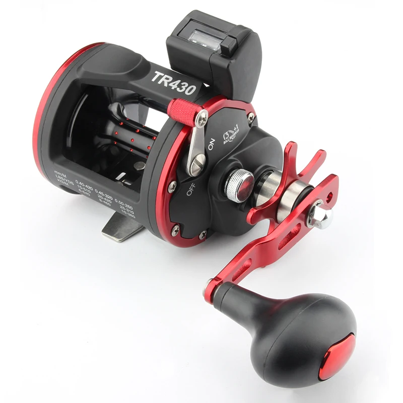 FLGT-Drum Fishing Reel 4.1:1 Professional Saltwater Level Wind Round Baitcasting Trolling Reels | Спорт и развлечения