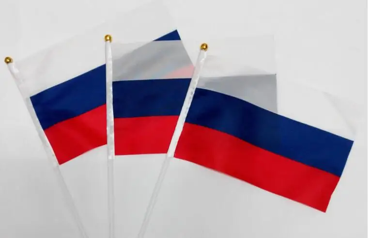 Russia National Flags with Plastic Flagpoles hand waving flags Activity/parade/Sports/Home Decoration 21*14cm 10pcs/pack
Russia National Flags with Plastic Flagpoles hand waving flags Activity/parade/Sports/Home Decoration 21*14cm 10pcs/pack