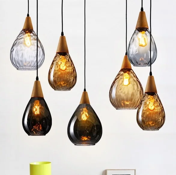 Nordic Design Modern LED Pendant Light Loft Style Wood Glass Droplight Fixtures For Dining Room Hanging Lamp Indoor Lighting
Nordic Design Modern LED Pendant Light Loft Style Wood Glass Droplight Fixtures For Dining Room Hanging Lamp Indoor Lighting