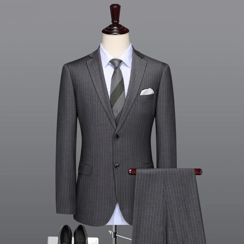 men suit grey striped slim fit men suits for wedding formal man groom single breasted blazer vest pant 3pcs set plus size 58 56
men suit grey striped slim fit men suits for wedding formal man groom single breasted blazer vest pant 3pcs set plus size 58 56