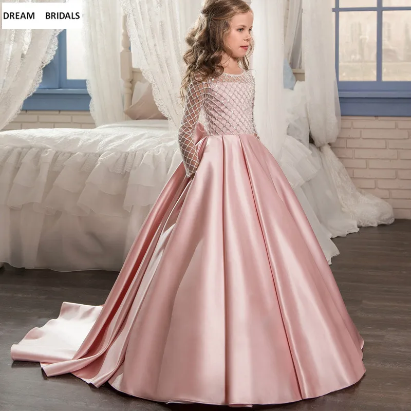 Empire Long Sleeves Flower Girls' Dresses Floor Length Scoop Girls Pageant Dresses 2019 Kids Formal Wear In Stock
Empire Long Sleeves Flower Girls' Dresses Floor Length Scoop Girls Pageant Dresses 2019 Kids Formal Wear In Stock