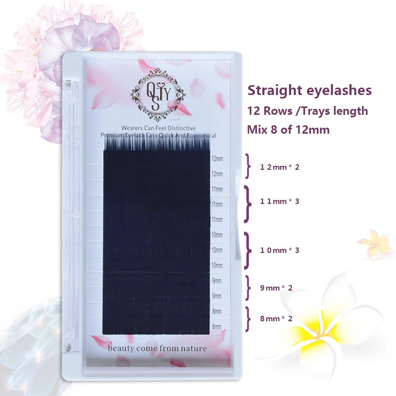 QSTY 12Rows baby Single Straight EyelashMink Individual Eyelashes Extension Fake lashes Softprofessionals Makeup Cilia Wholesale
QSTY 12Rows baby Single Straight EyelashMink Individual Eyelashes Extension Fake lashes Softprofessionals Makeup Cilia Wholesale