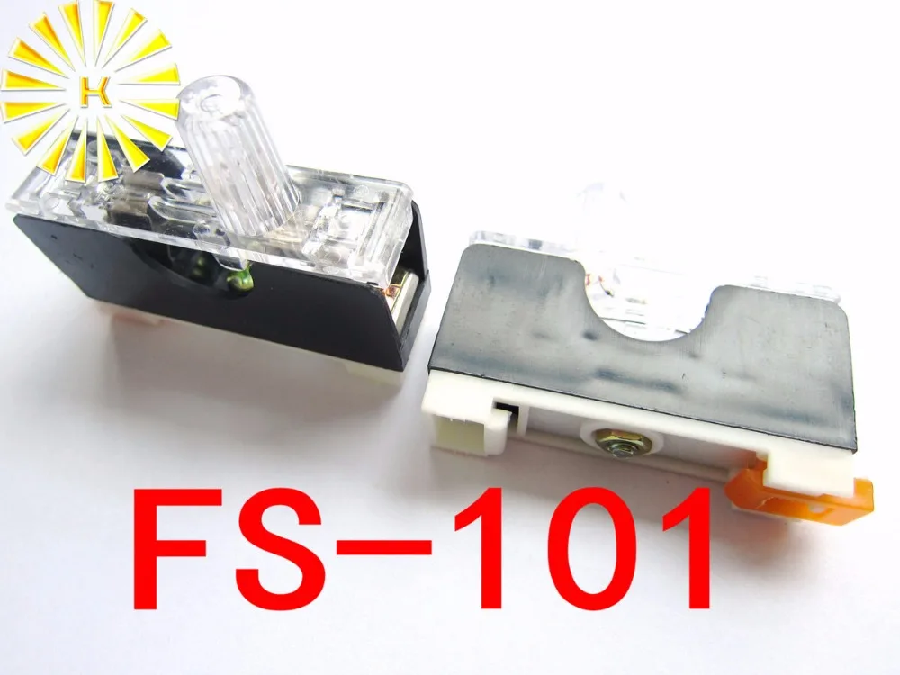 

FS-101 6*30mm 250V 10A Guide Rail Type Fuse Holder with 10A Fuse FS-10 x 100pcs