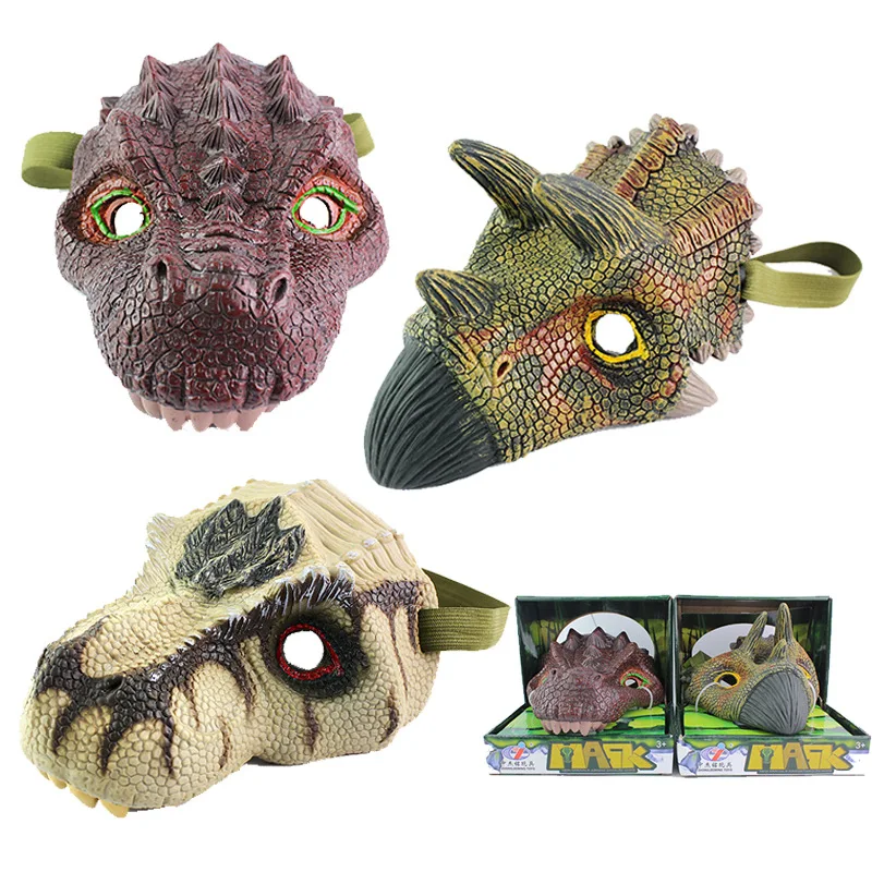 New Novelty Funny Real Life Dinosaur Mask Model Halloween Tidy Toy Tyrannosaurus Rex Triangle Mask Toy Halloween Gift QB68
New Novelty Funny Real Life Dinosaur Mask Model Halloween Tidy Toy Tyrannosaurus Rex Triangle Mask Toy Halloween Gift QB68
