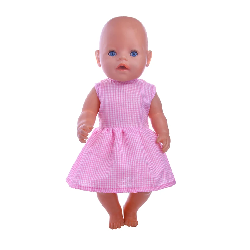 Кукла розовое платье для 18 дюймов американская кукла и 43 см детская нашего