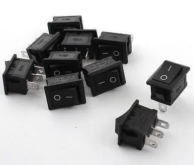 AC 250V/125V 6A/10A 3-контактный SPDT ON/OFF Лодка Клавишные переключатели, черный цвет, 10 шт
AC 250V/125V 6A/10A 3-контактный SPDT ON/OFF Лодка Клавишные переключатели, черный цвет, 10 шт