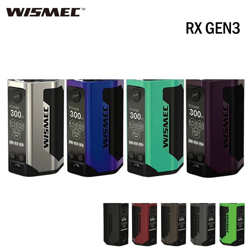 Электронная сигарета Wismec Рел RX GEN3 RXGEN3 поле MOD 300 W Vape Fit гном танк электронная