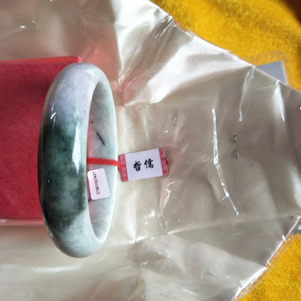 Zheru Jewelry Natural Jadeite Bracelet Natural Elegant Light Green 54-62mm Female Gift A Class A National Certificate
Zheru Jewelry Natural Jadeite Bracelet Natural Elegant Light Green 54-62mm Female Gift A Class A National Certificate